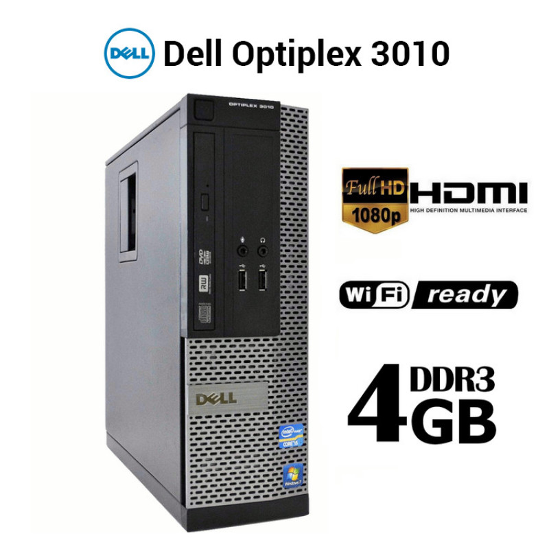 Bảng giá Case máy tính DELL Optiplex 3010 intel G1610, ram 4GB, ổ cứng SSD 120GB, HDMI, DVD. Hàng Nhập Khẩu. Tặng usb thu wifi. Phong Vũ