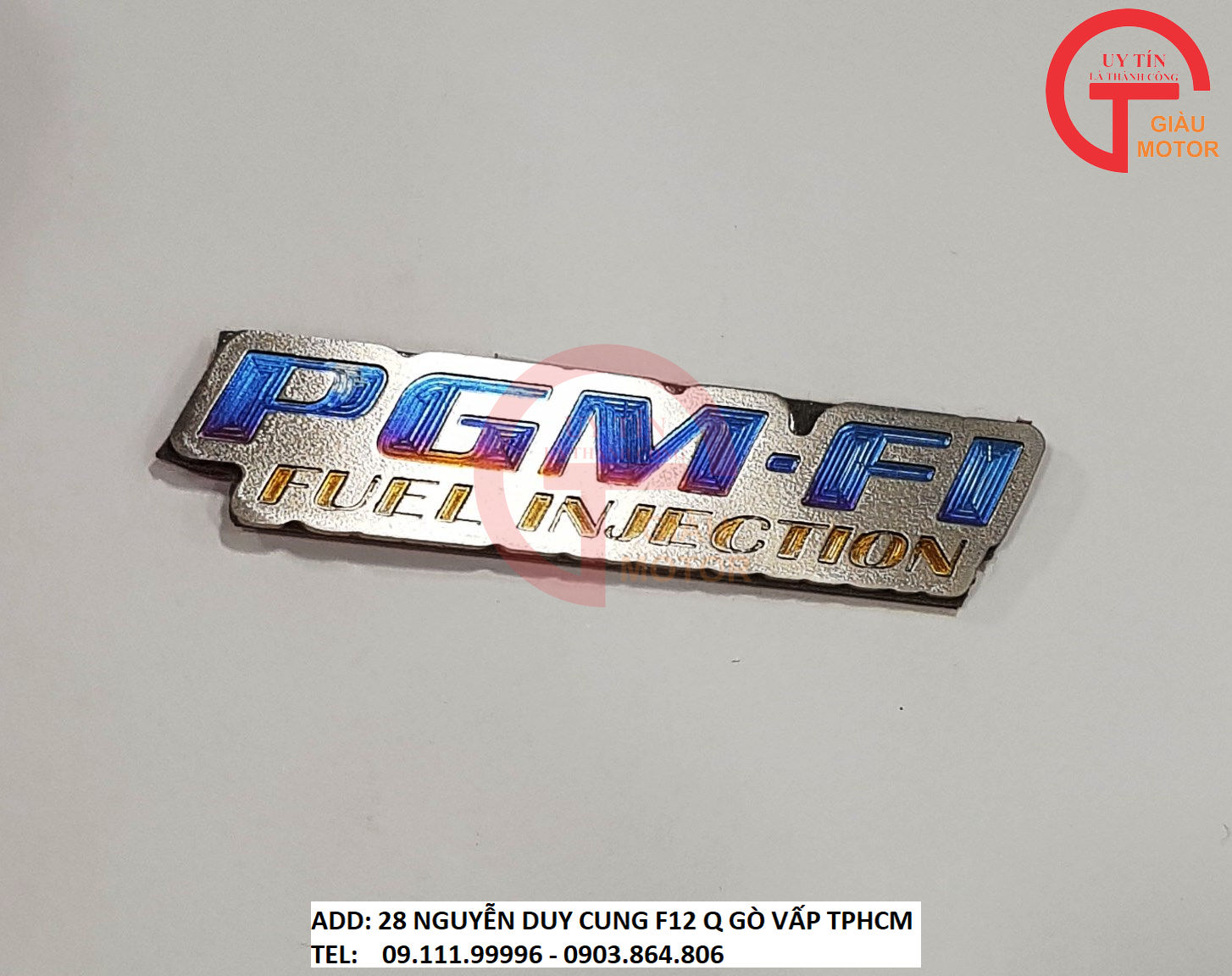 TEM TITAN LOGO PGM-FI DÀY DẶN