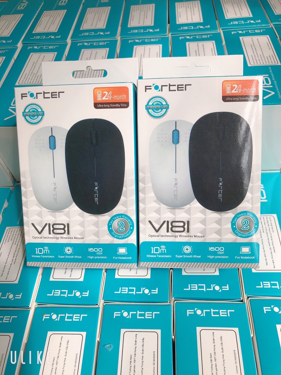Chuột không dây forter v181 new bảo hành 24 tháng