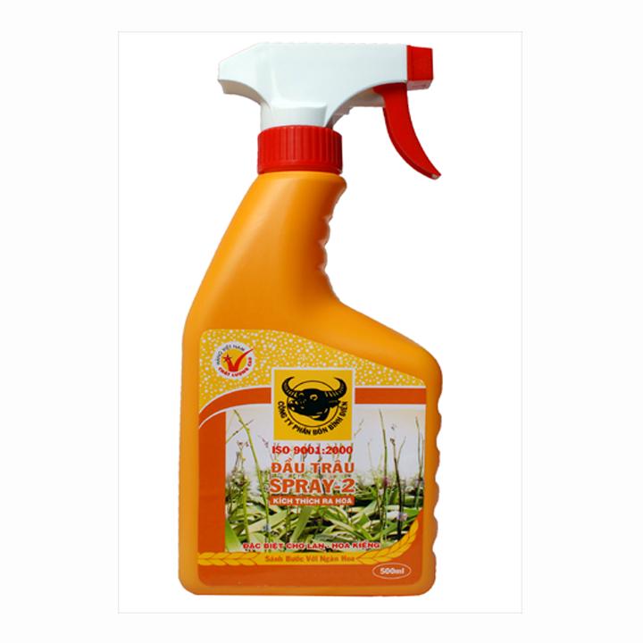 Phân bón đầu trâu Spray 2 - Kích thích ra hoa phong lan (500ml)