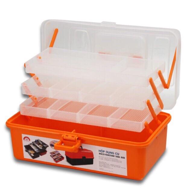 Cốp đựng đồ nail 3 tầng size to 33cm