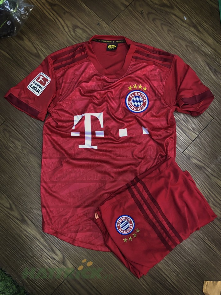 Áo Bóng Đá CLB Bayern Đỏ Mới 2020-2021