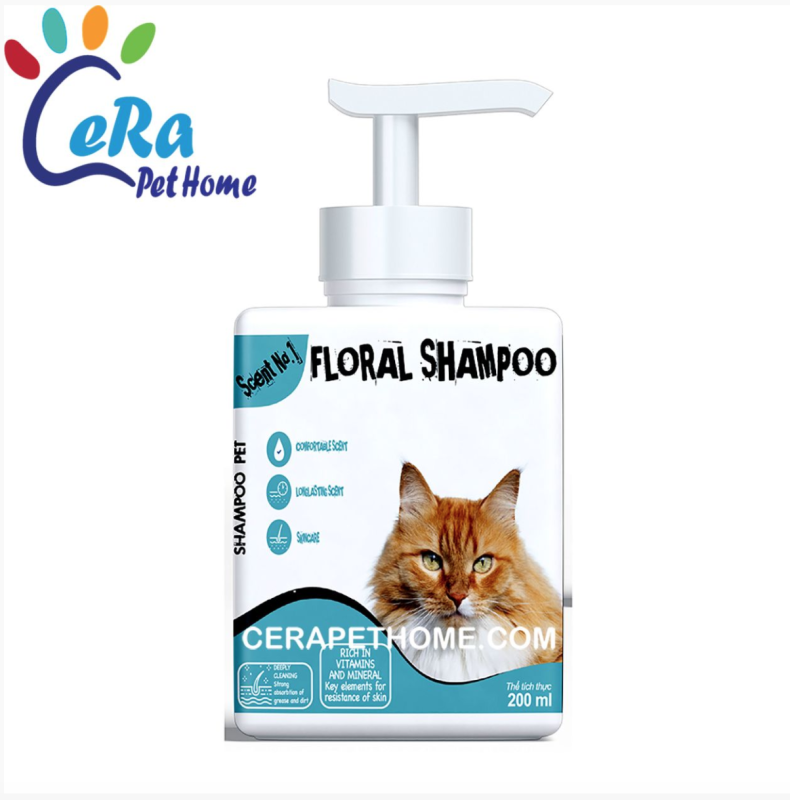 Sữa Tắm Thơm Lâu Dành Riêng Cho Mèo - Floral Shampoo 200ML