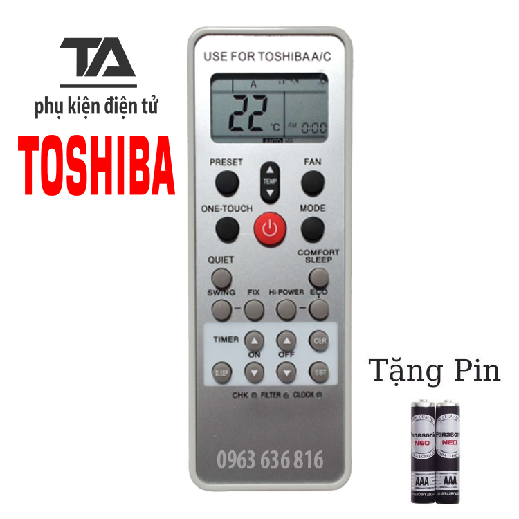 [FREESHIP] REMOTE MÁY LẠNH TOSHIBA WC-L03SE ✔ ĐIỀU KHIỂN ĐIỀU HÒA TOSHIBA WC-L03SE - HÀNG TỐT
