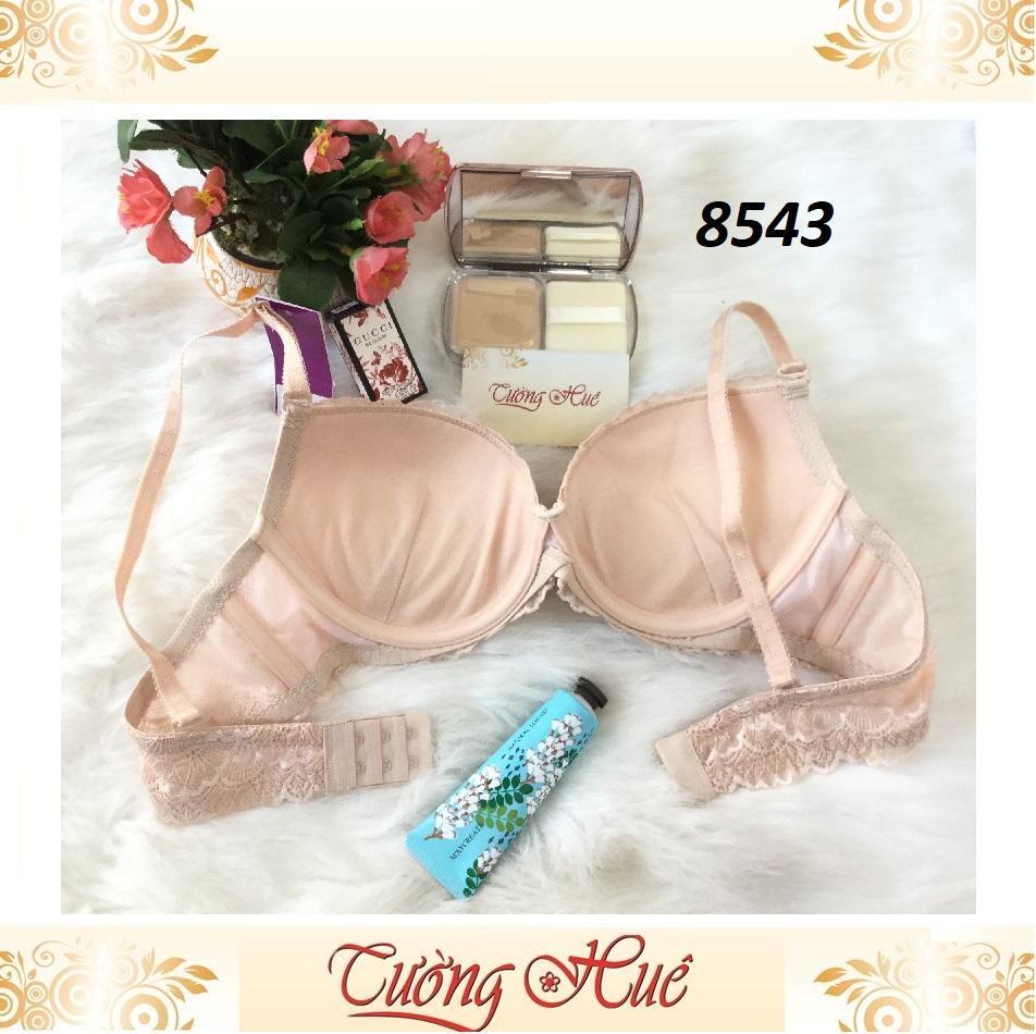 Áo lót nữ annie  8543 phối ren mút vừa.