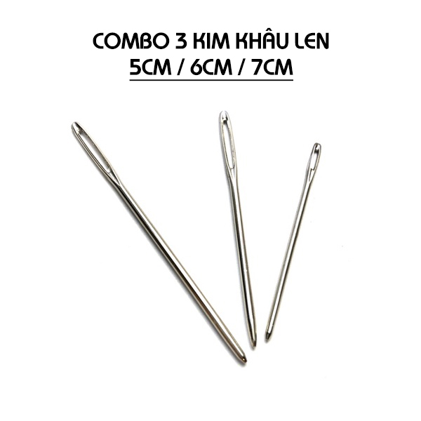 Kim khâu len đầu tù size 5,6,7cm