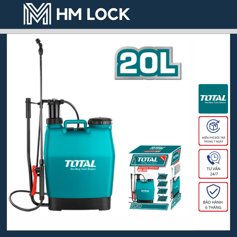 Bình xịt 20l total - hàng chính hãng - thspp4201 - hm lock
