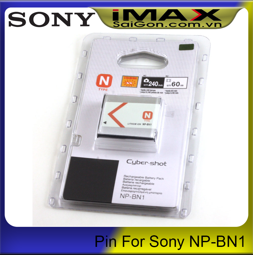 PIN SONY NP-BN1, DUNG LƯỢNG CAO