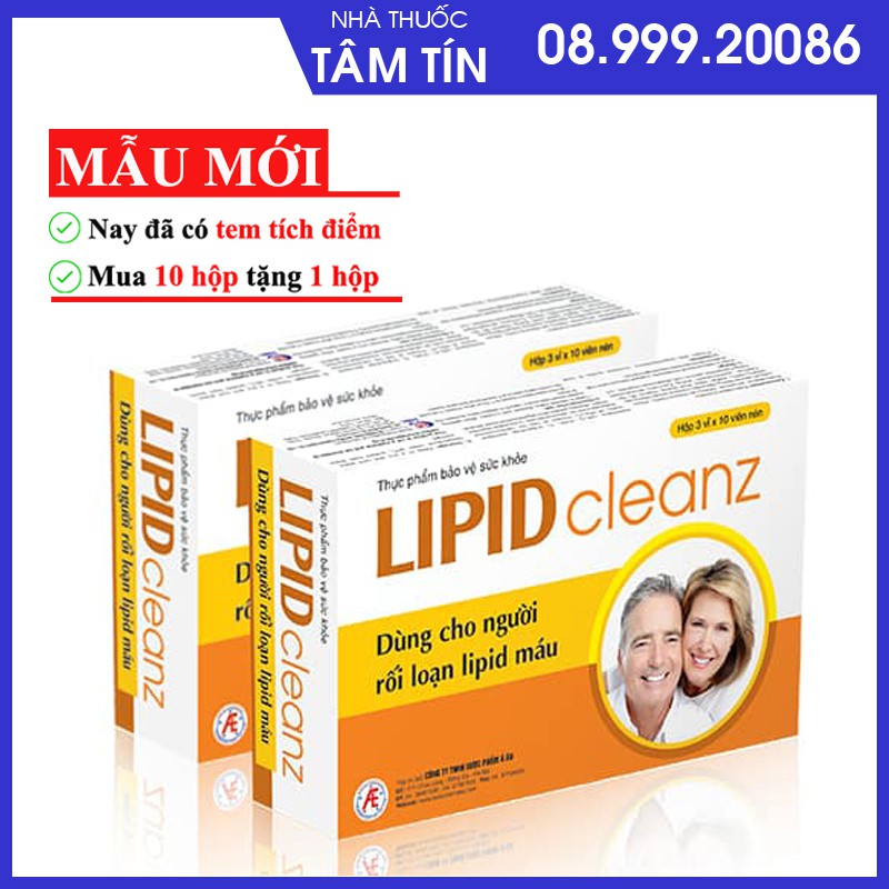 [ TÍCH ĐIỂM NHẬN QUÀ ] Viên uống Lipid Cleanz