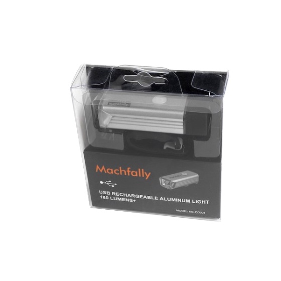 Đèn trước LED xe đạp siêu sáng Machfally sạc USB