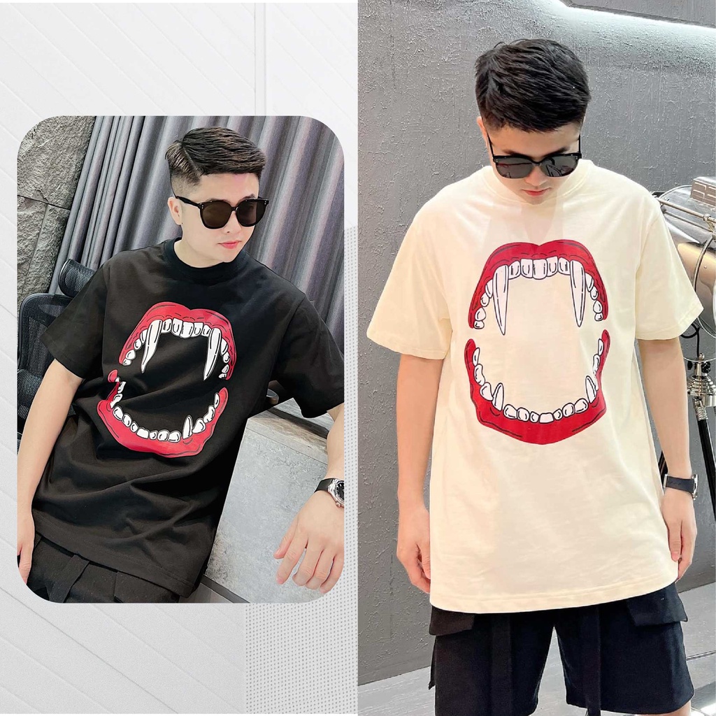Áo Devil mouth HOT TREND chất cotton co dãn 4 chiều cực mát