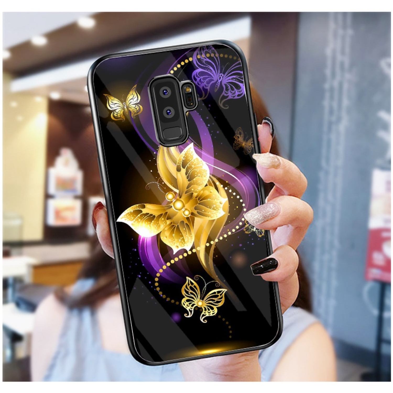 Ốp lưng samsung galaxy s9, s9 plus ốp kính bóng cao cấp mới ƞhất