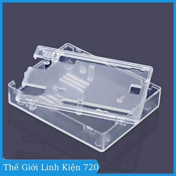 Vỏ case mica đựng, bảo vệ Arduino Uno R3
