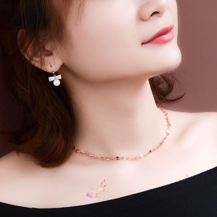 Dây Chuyền Nữ Titan Không Đen TT 1329