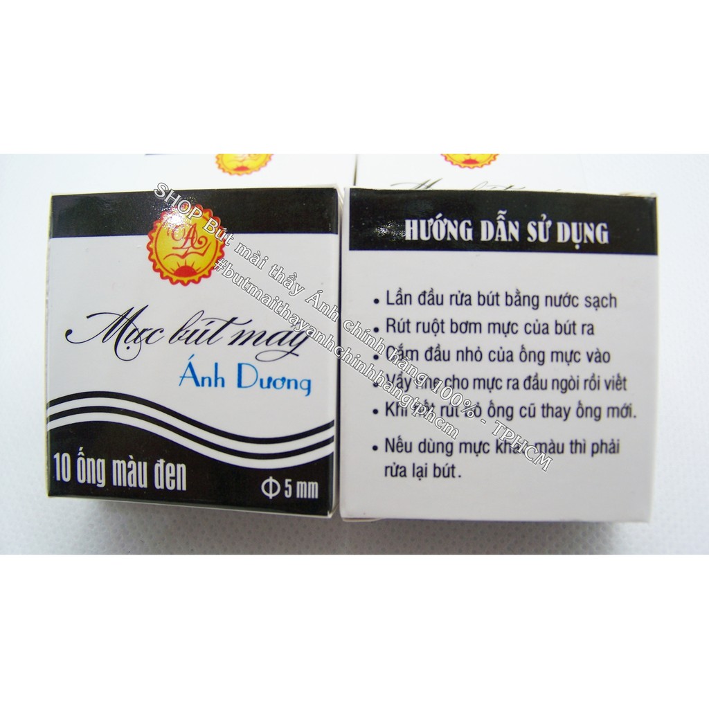 Hộp 10 ống mực bút máy Ánh Dương