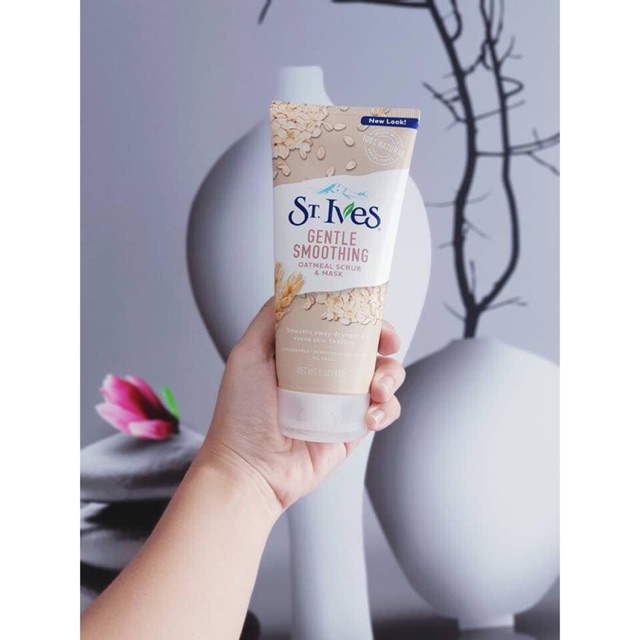 TẨY TẾ BÀO CHẾT ST.LVES OATMEAL SCRUB & MASK 170ml