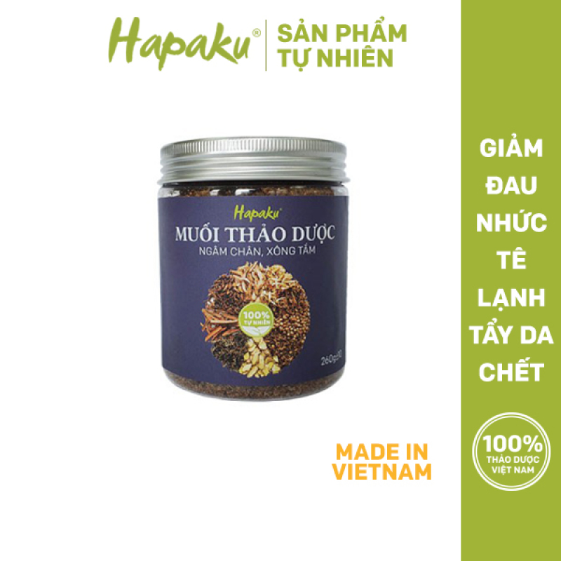 Muối Thảo Dược Ngâm Chân Hapaku Giảm Đau Nhức Tẩy Da Chết Giảm Tê Buốt Lạnh Bàn Chân giá rẻ