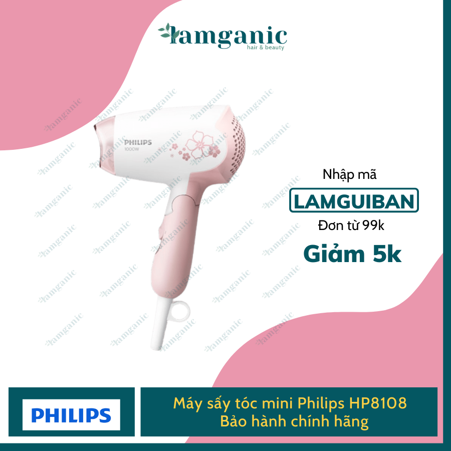 Máy sấy tóc mini Philips HP8108 chính hãng