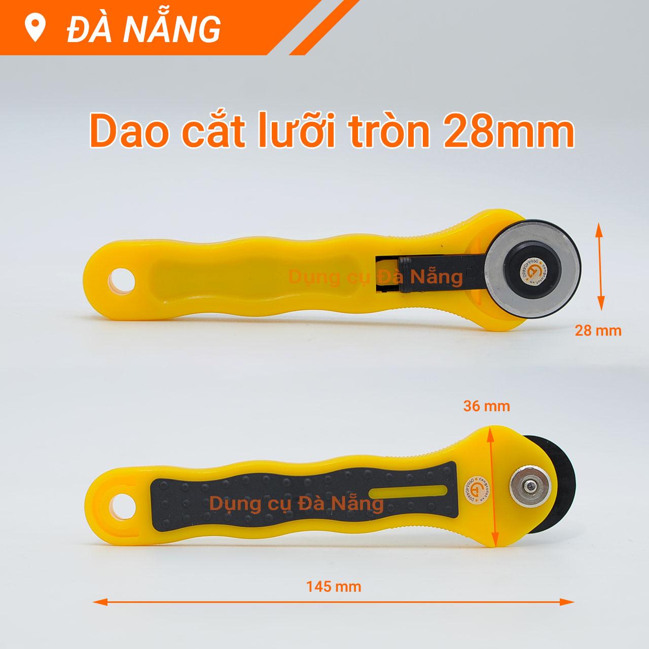 Dao lưỡi tròn chuyên cắt giấy, vải, da