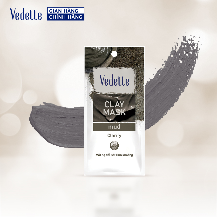 Mặt nạ đất sét Vedette Bùn Khoáng (Mud) 12g (TPM269)