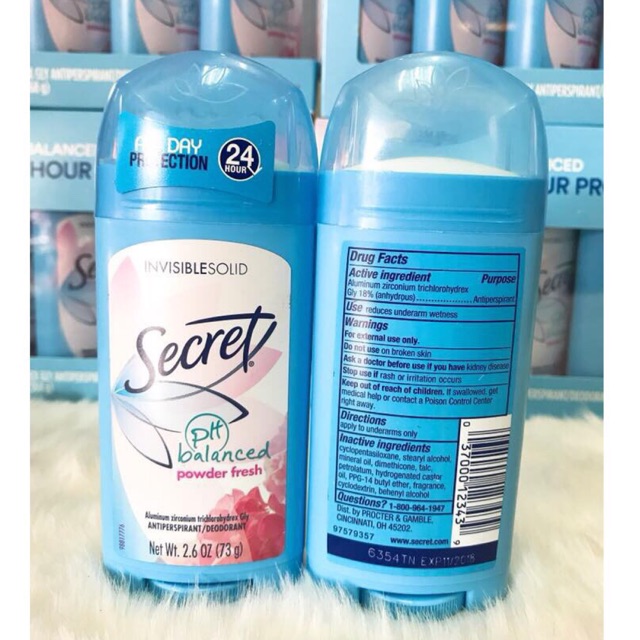 Lăn Khử Mùi Nữ Secret 73g - USA