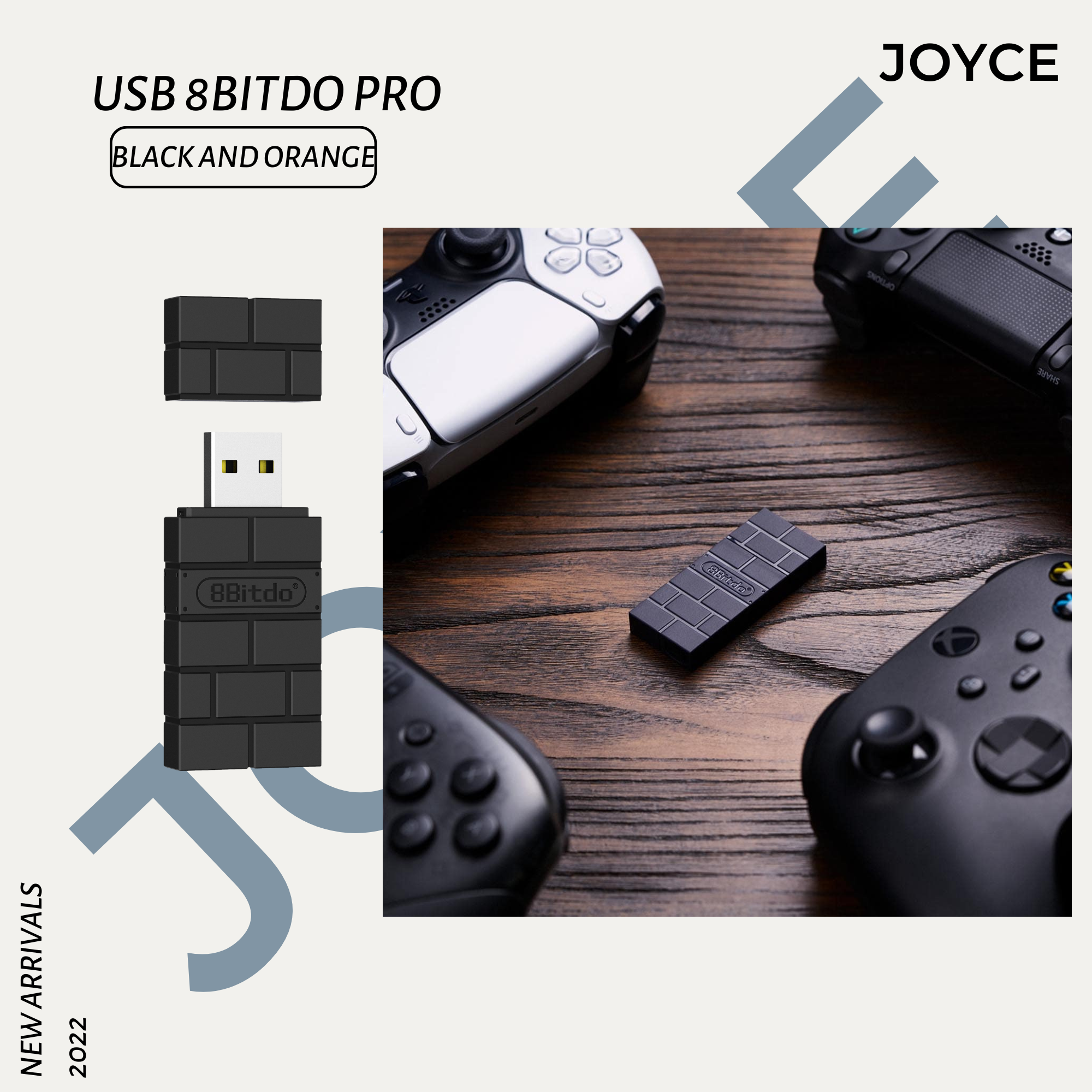 8BitDo USB Wireless Adapter Dùng cho Nintendo Switch Windows