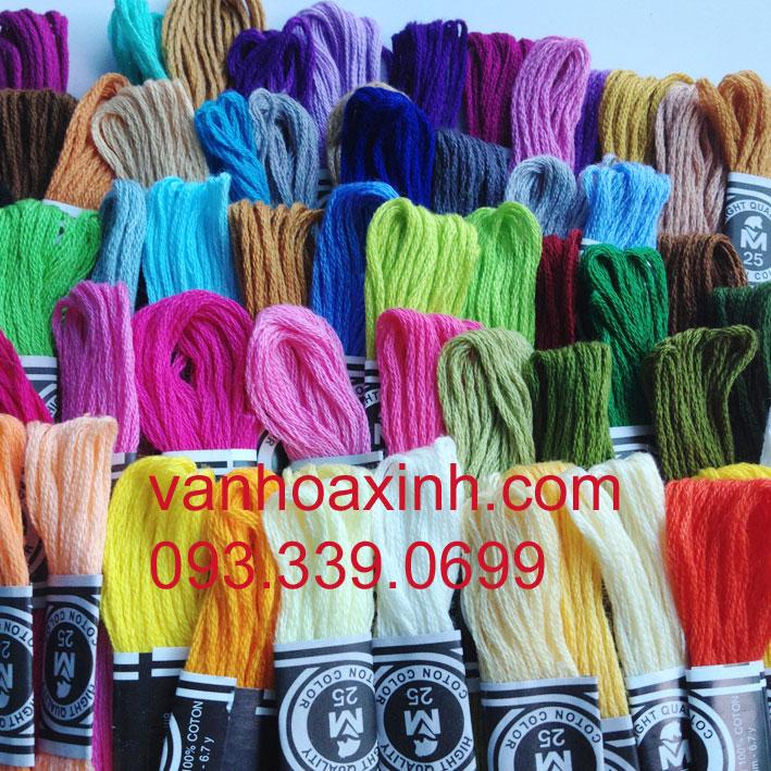 Gói 6-20 tép chỉ thêu tay (chọn mẫu)