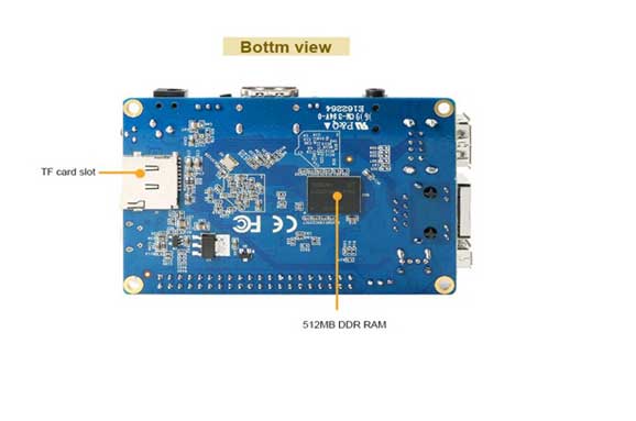 Máy tính nhúng Orange Pi PC Plus ARM H3 Quad-core Cortex-A7 1GB DDRAM3
