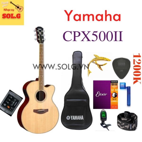 Guitar Acoustic Yamaha CPX500II-N Tích hợp Mobin - Phân phối tại Sol.G