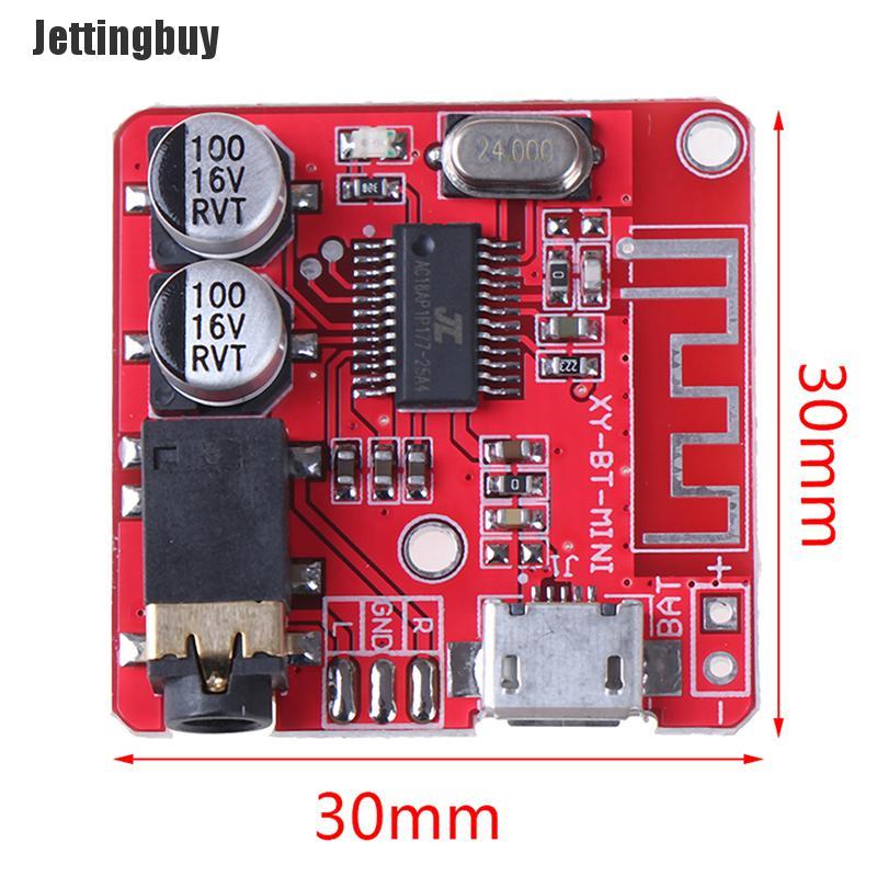 Jettingbuy 3.7-5v wireless bluetooth mp3 decoder board lossless decoding module tf card