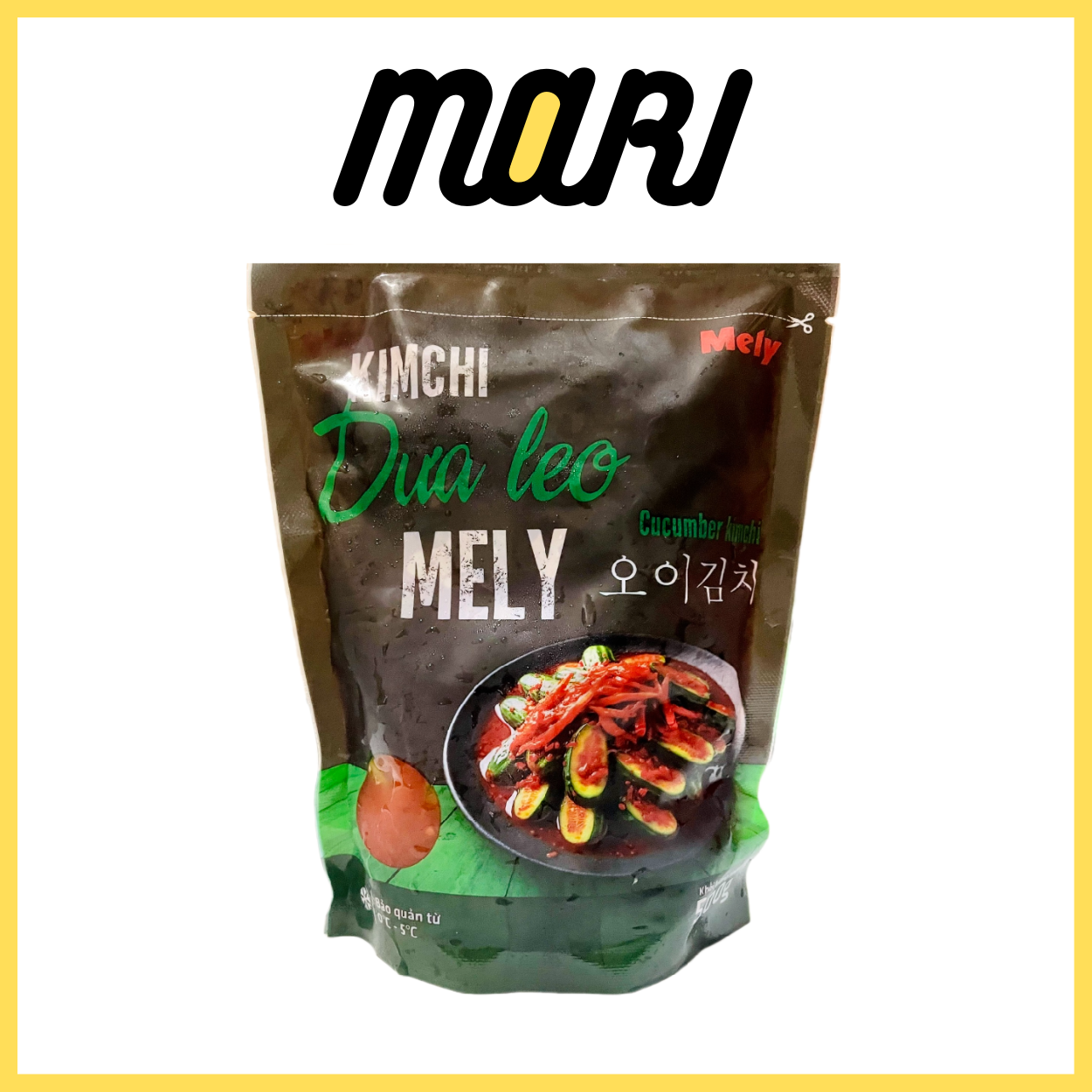 Kim chi cải thảo, kim chi củ cải, kim chi hành lá, kim chi dưa leo hộp 500g, bịch 700g melyfood