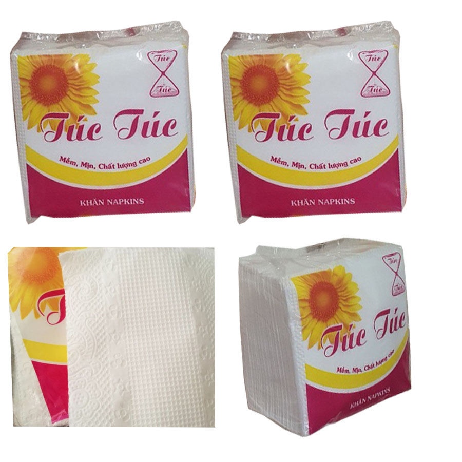 3 GÓI Giấy vuông Túc Túc