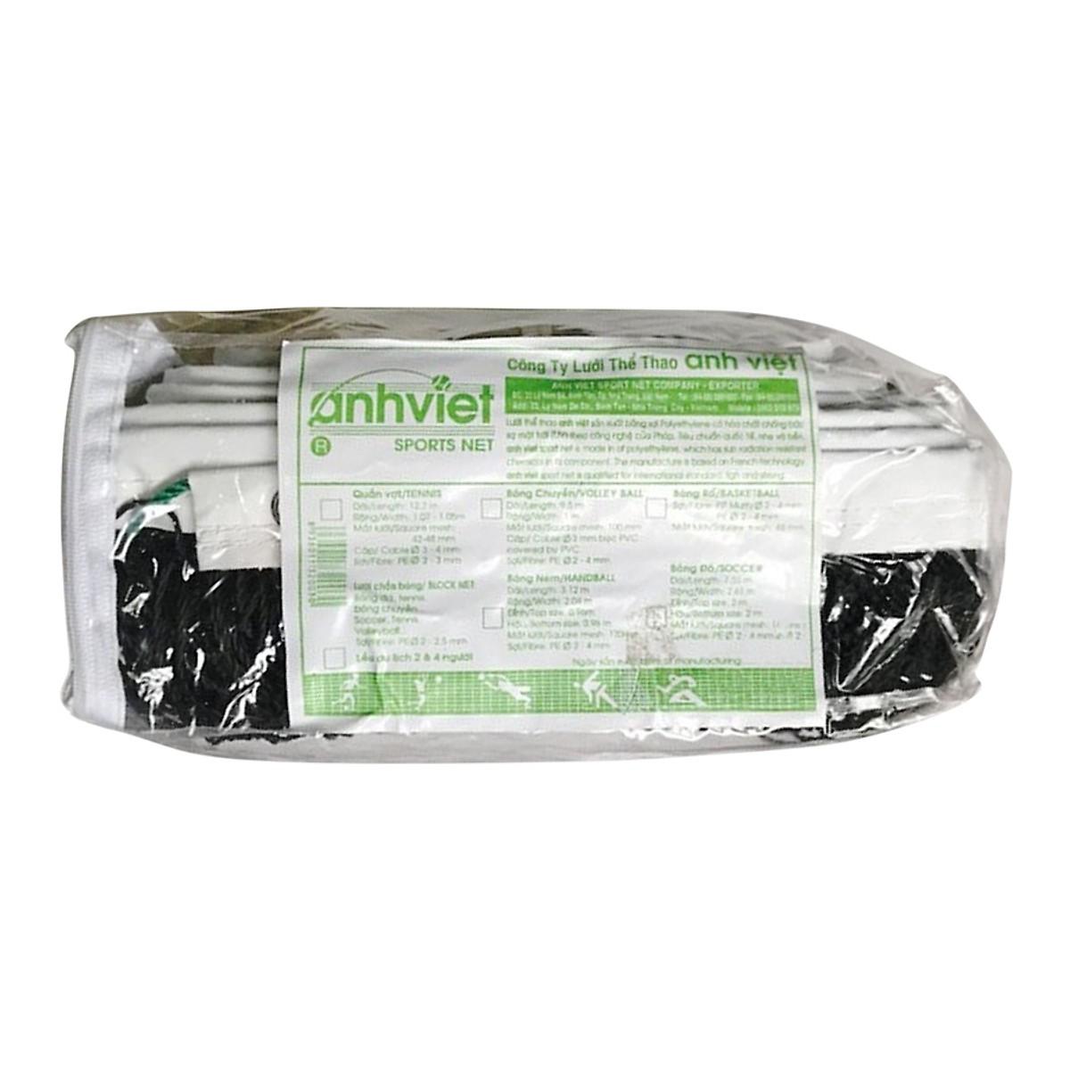 Lưới bóng chuyền cáp anh việt (9.5mx1m) mắt lưới 100mm