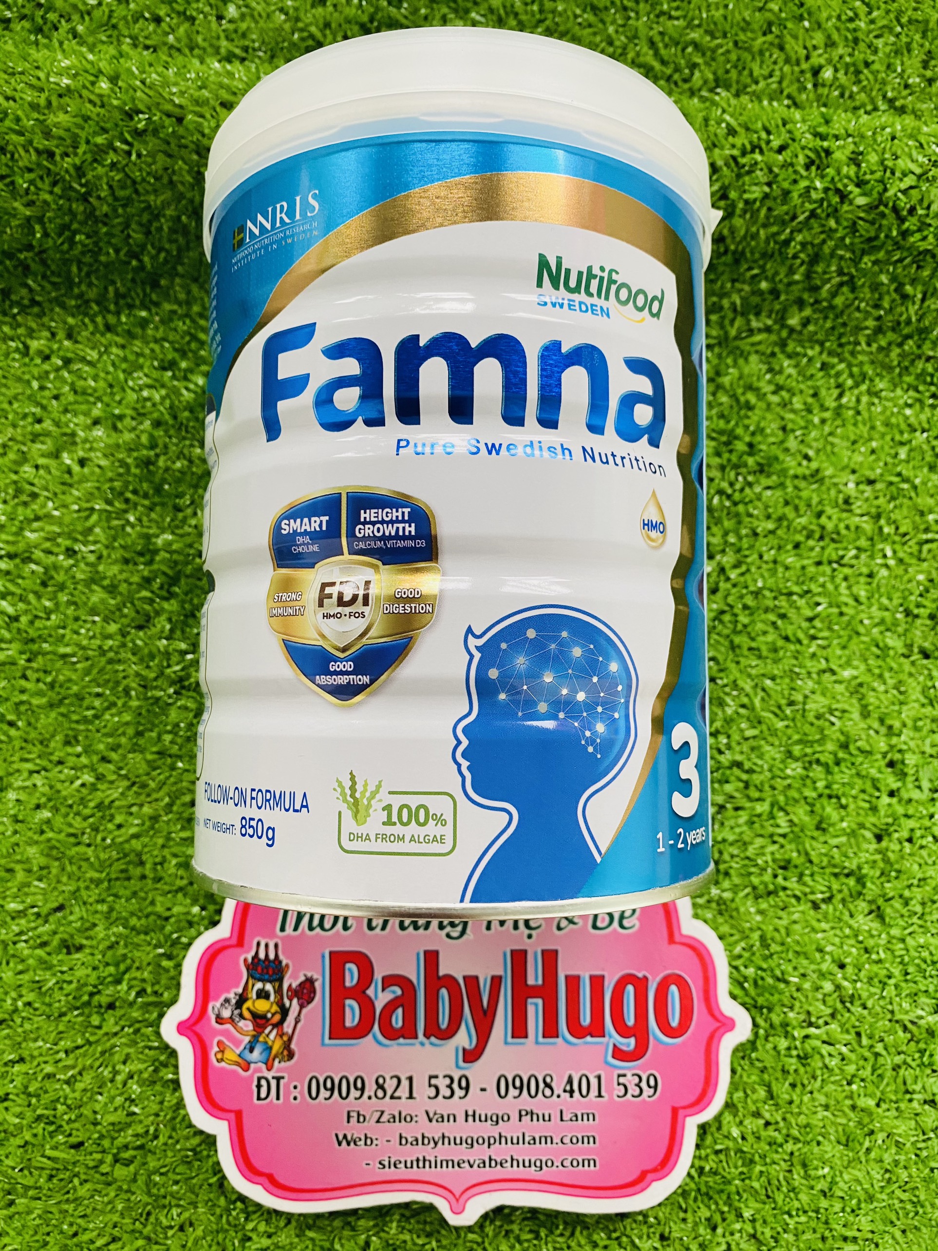 Sữa bột Nutifood Famna số 3 850g Cho bé 1-2 tuổi