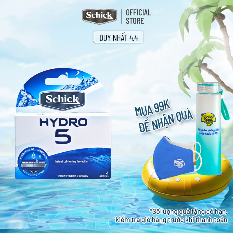 Lưỡi Dao Cạo Schick Dành Cho Nam Hydro 5 4S