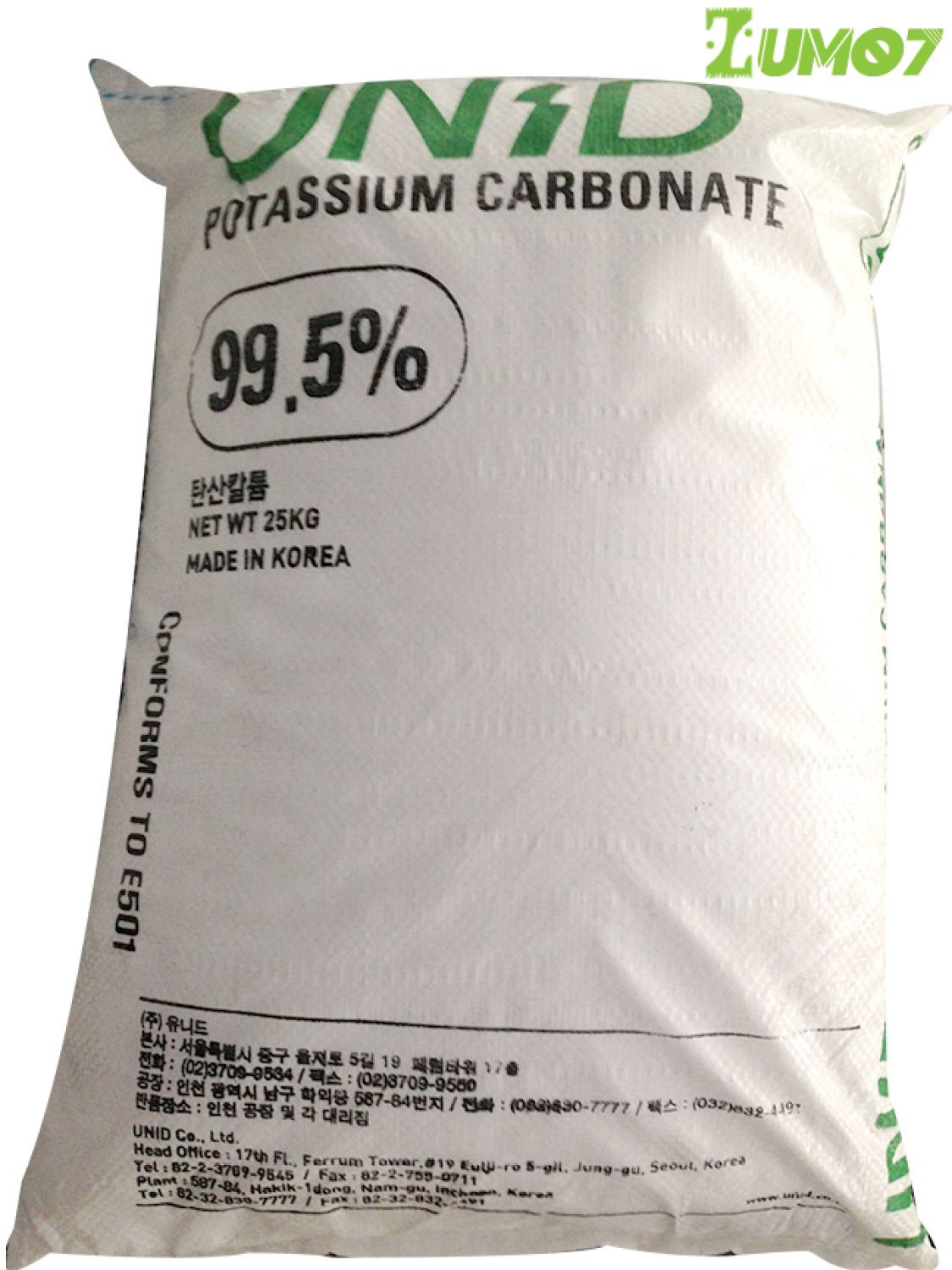 K2CO3 99.5%_ Kali cacbonat Hàn Quốc 1kg