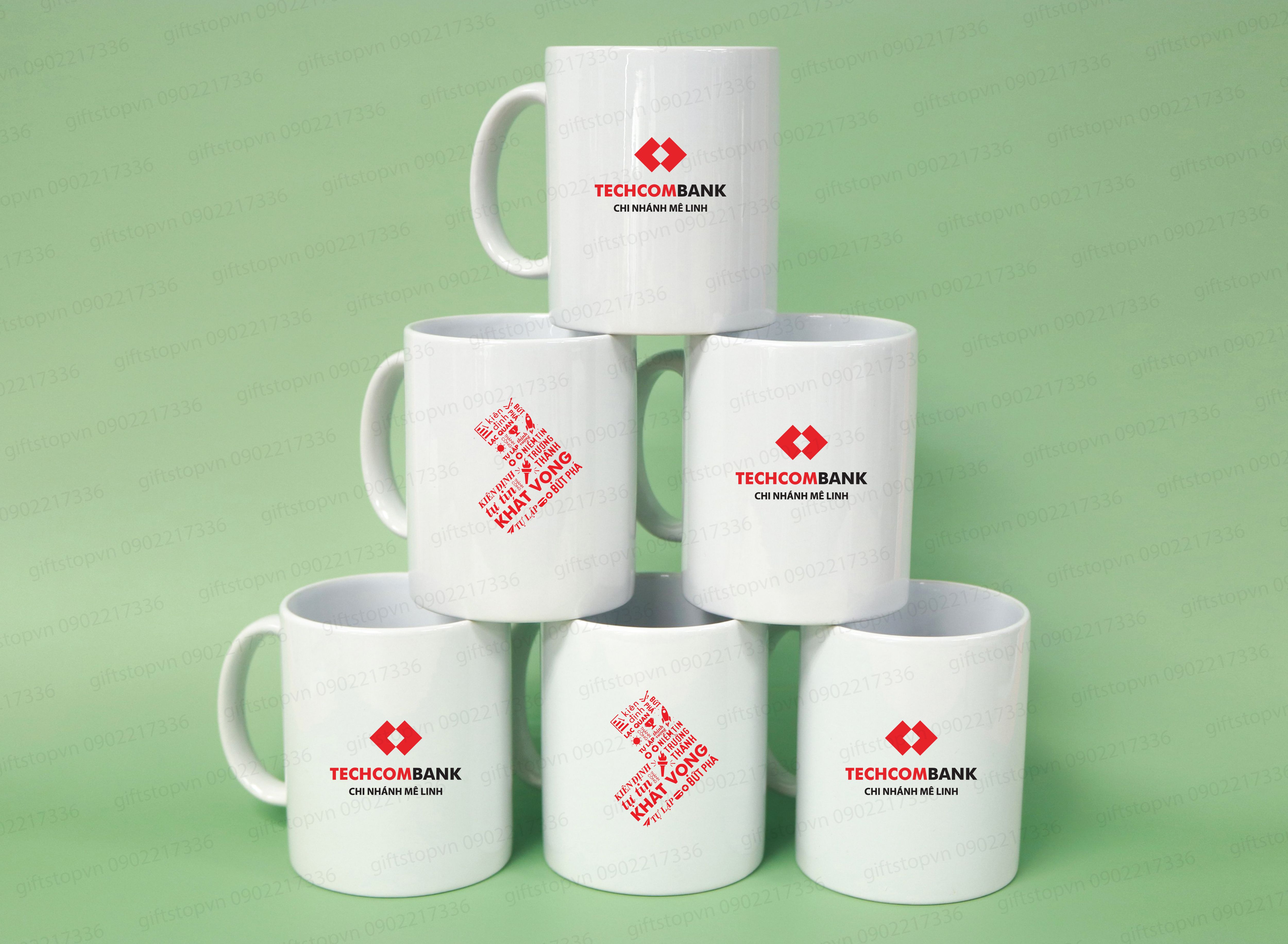 Cốc sứ in logo - Cốc sứ in ảnh