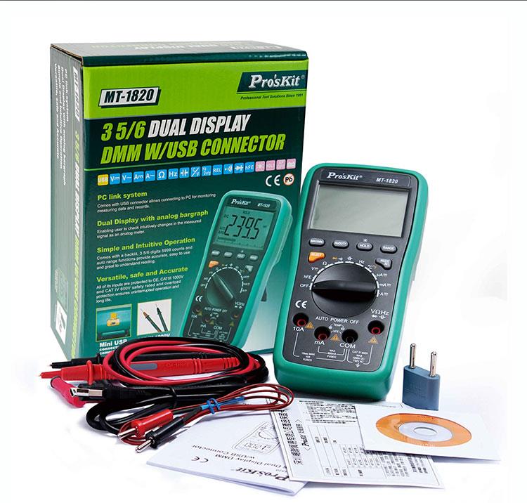 Đồng hồ đo Pro'skit MT-1820 (Xanh)