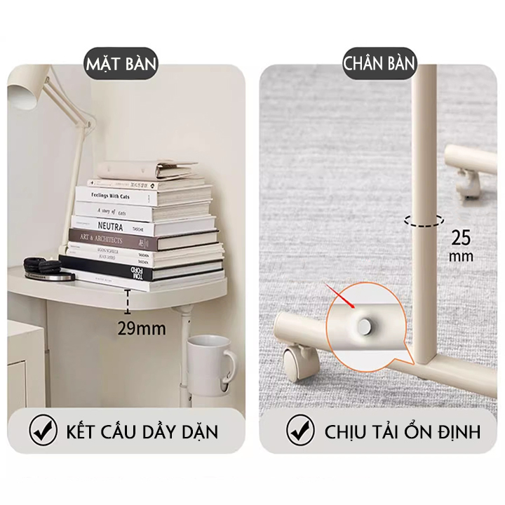 Height adjustable study table, foldable dining table, mini convenient water cup, travel wheel