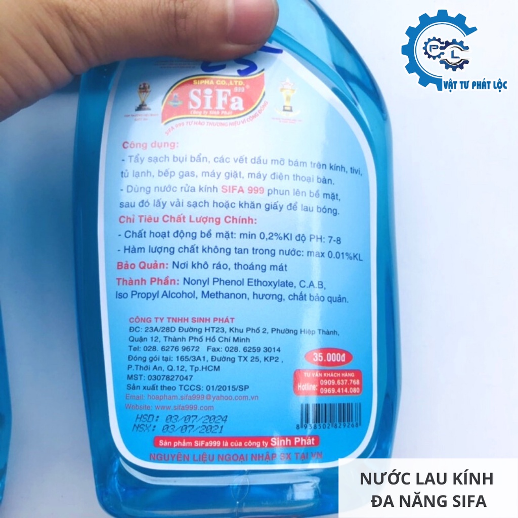 Nước lau kính đa năng Sifa