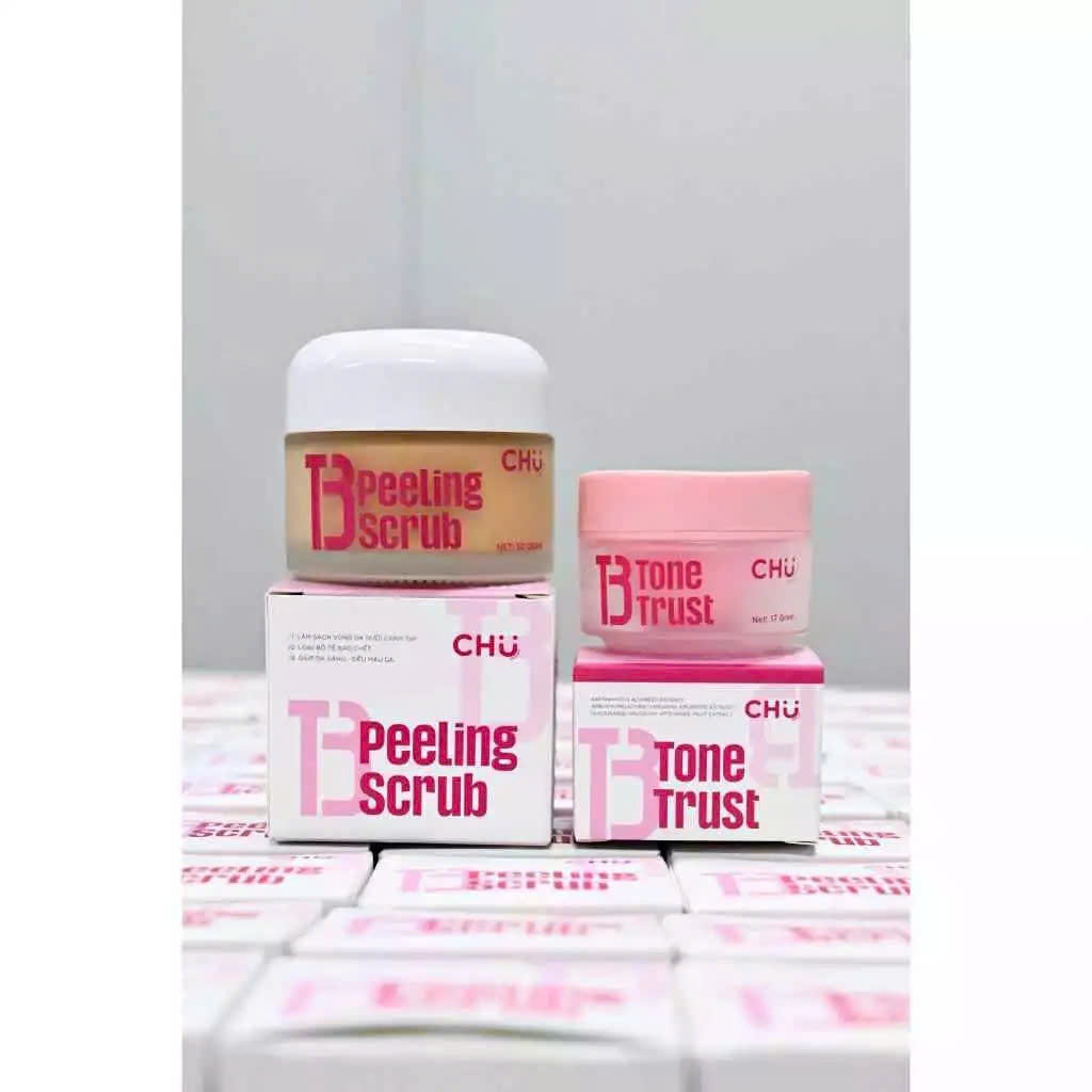Combo Tonetrust kem nách 30g giảm thâm dưỡng trắng và tẩy tế bào chết 40g DC176