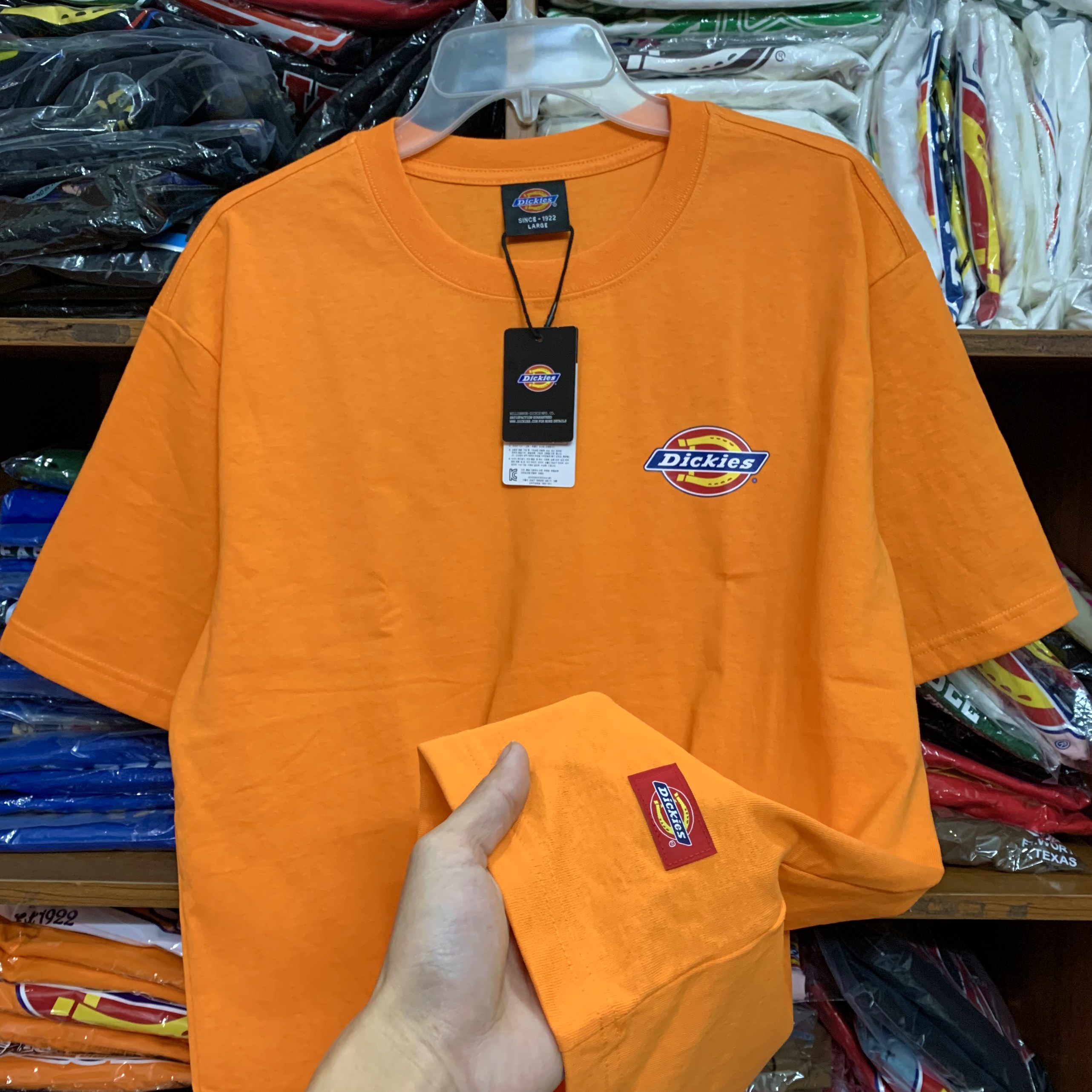 Tshirt Dickies - áo thun nam nữ màu cam