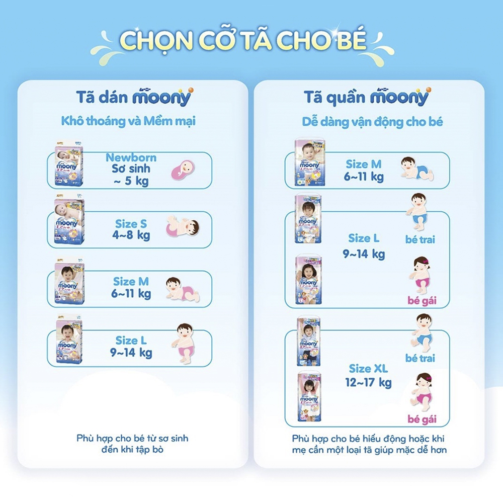 Tã quần Moony (XL - bé gái, 38 miếng) (XL)