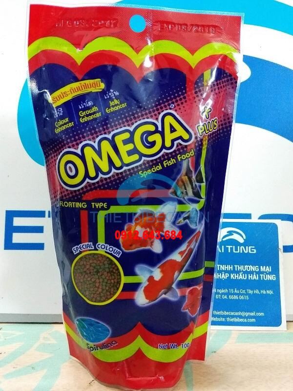 Cám Omega - Thức ăn cá cảnh, cá Koi (100gr)