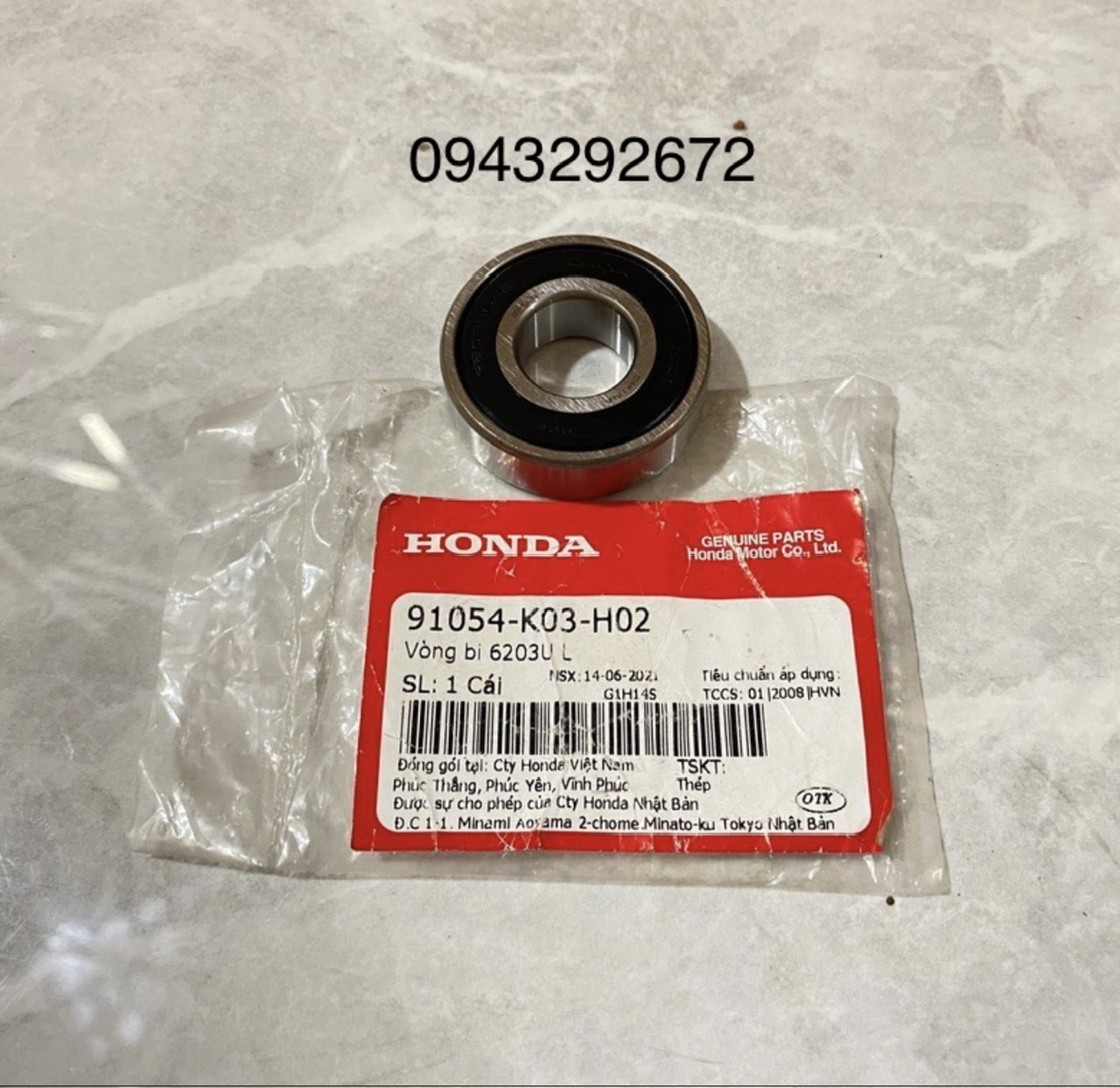 Vòng Bi 6203 Honda ( 91054K03H02 )