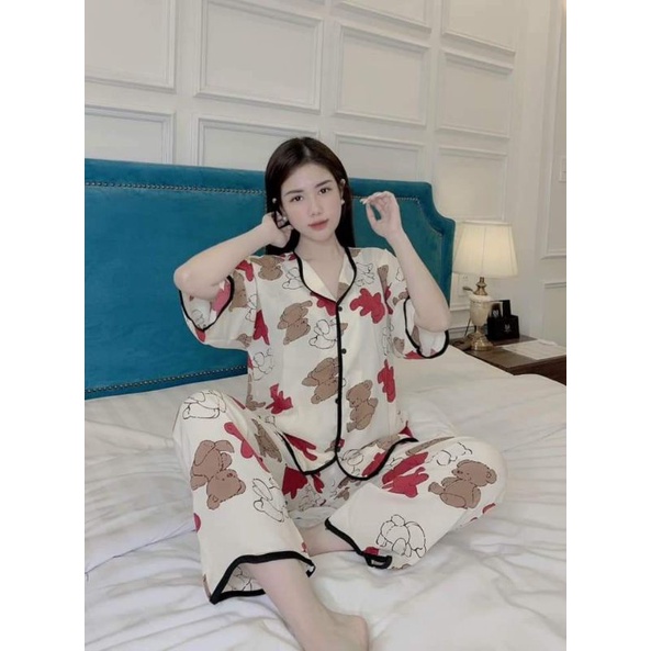 Đồ ngủ, Đồ bộ, Pyjama Lụa Mango - Latin Cao Cấp (HÀNG XẢ BOOM)