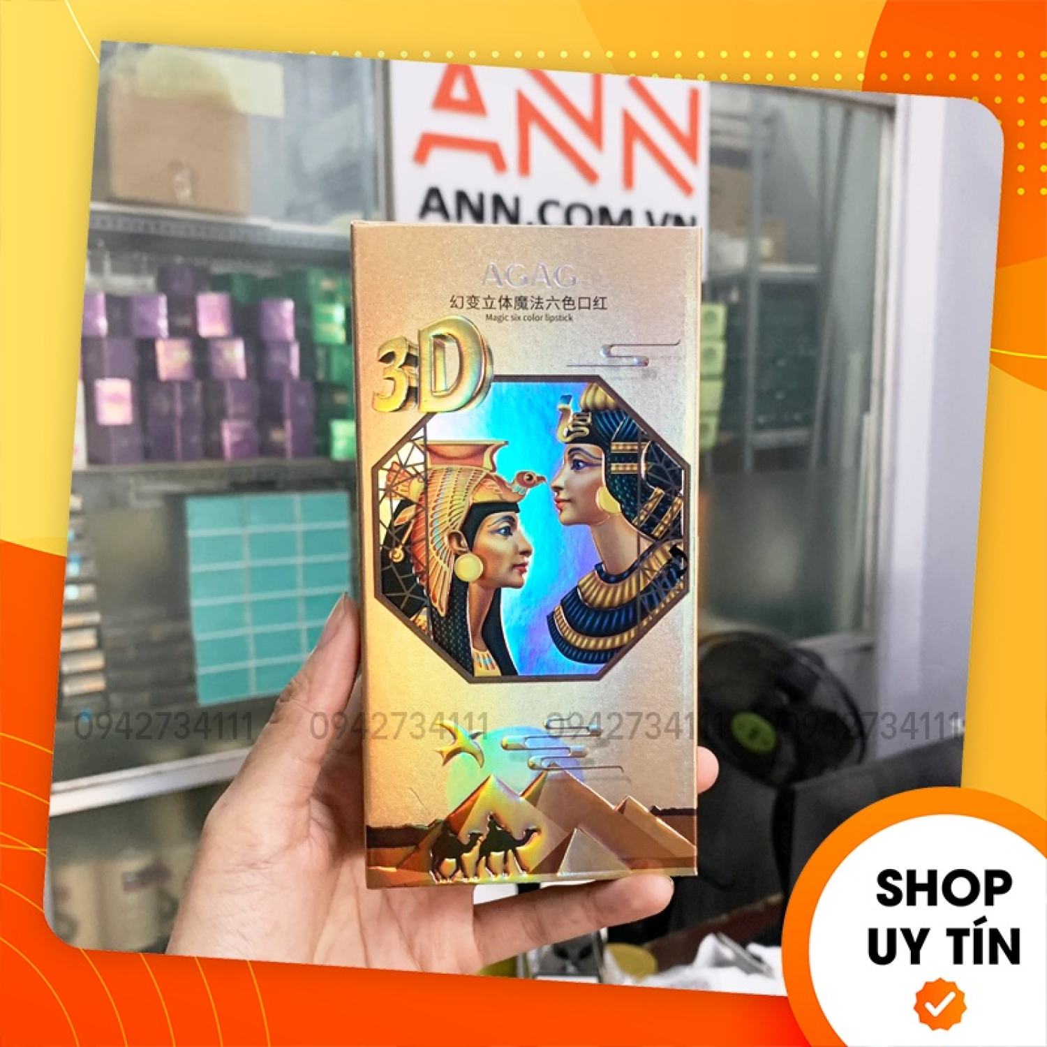 [Chính hãng] Son Nữ Hoàng AGAG 6 Màu - 6974082610560