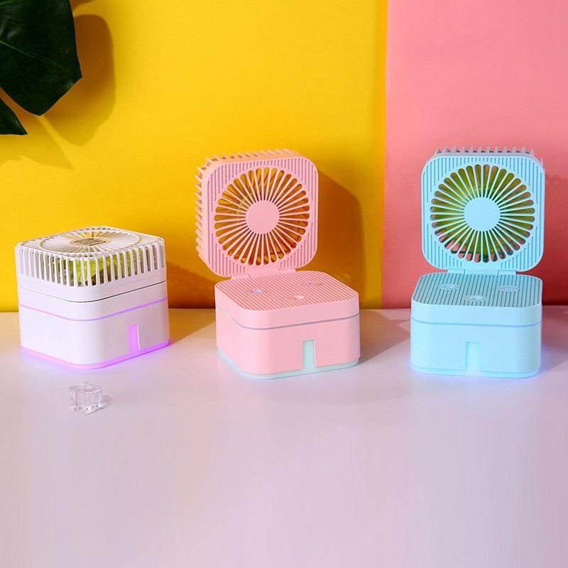 Quạt Phun Sương Magic Cube