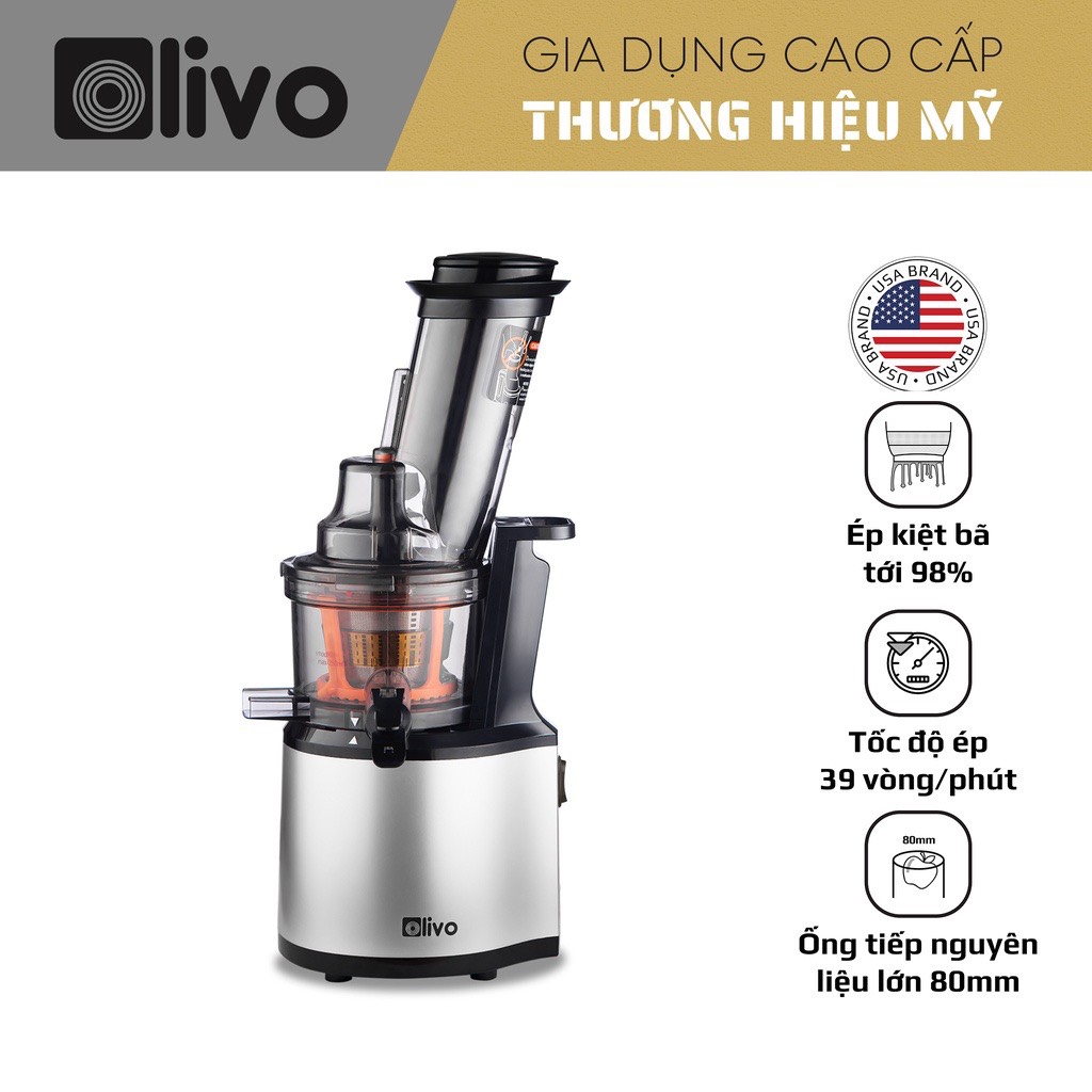 Máy Ép Chậm OLIVO SJ200 Đa Năng - Ép Kiệt Bã 98%