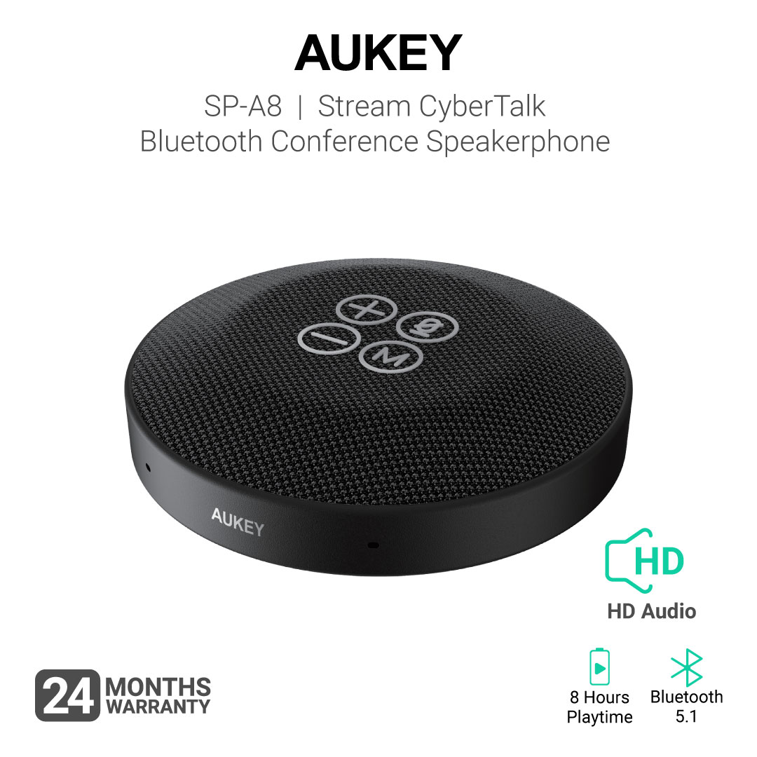 Loa hội nghị Bluetooth CyberTalk Stream SP-A8 siêu mỏng